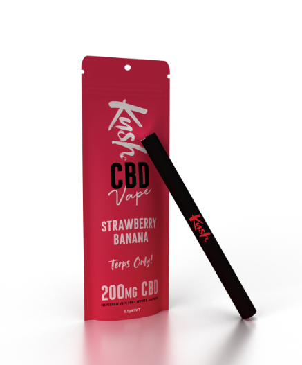 Kush CBD Vapepen - Strawberry Banana