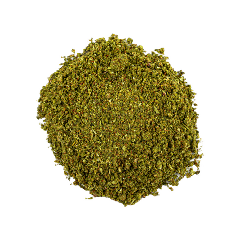 CBD Blüten Cannabis Crunch aus Schweizer Indoor Anbau von Green Passion - Fein gemahlene, hochwertige CBD Blüten