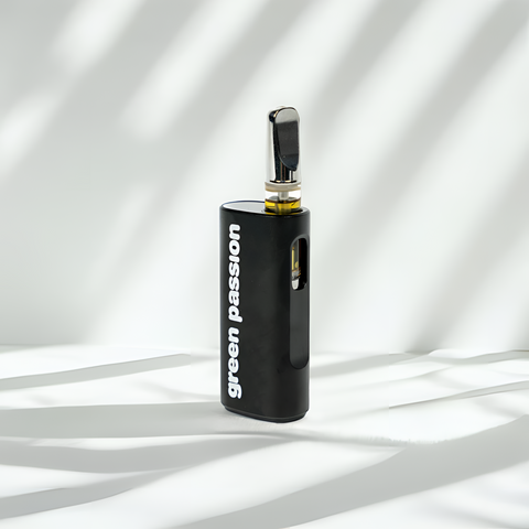 CBD Vape Pen Akku von Green Passion mit Cartridge – modernes Design, optimale Leistung und reines CBD-Aroma. Perfekt für den täglichen Gebrauch.