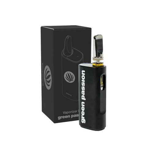 CBD CCELL Vape Pen von Green Passion – eleganter und leistungsstarker Vaporizer mit wiederaufladbarem Akku, abgebildet mit Verpackung und Kartusche für ein stilvolles Dampferlebnis