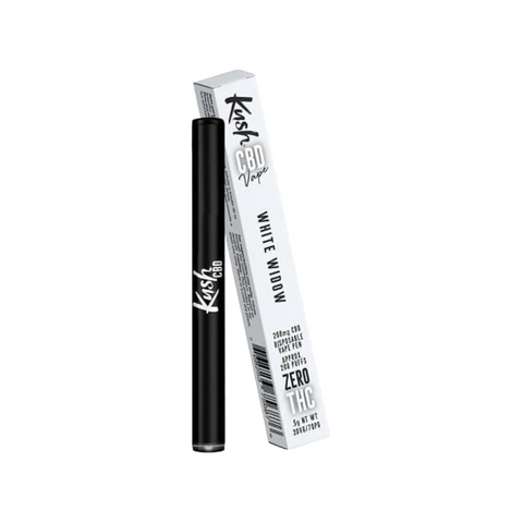 Kush CBD Vape Pen White Widow mit 40% CBD und 0% THC von Green Passion - Hochwertiger, THC-freier CBD Vape Pen