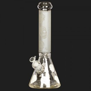 Clear Skull Bong 35cm